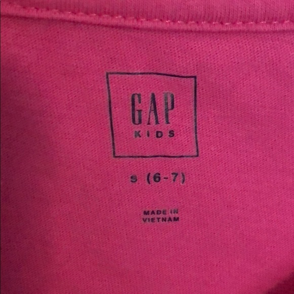 GAP KIDS | S6/7 Pink Popcorn T-shirt - Picture 2 of 2